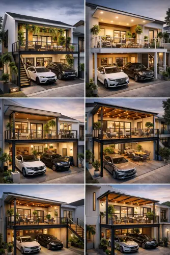 Mezannine Teras Rumah Keren di Megamendung